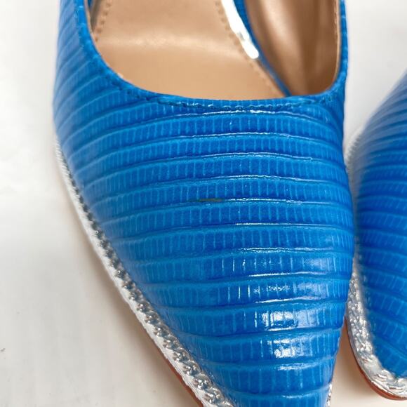 BCBGeneration Women's Harlia Pointed Toe Pump Blue Size 5M - Picture 10 of 10